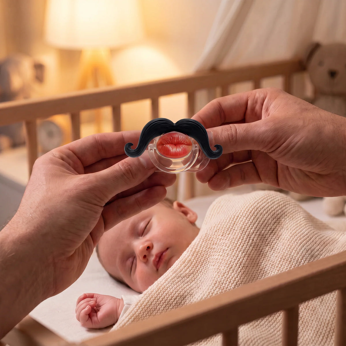 Mustachifier – Mustache Baby Pacifier